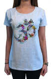 Women's T-Shirt Om Ethnic Motif Floral Meditation Boho Print TS1323
