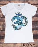 Women’s T-shirt Jade Om Aum Buddha Chakra Meditation Zen Print TS1326