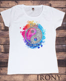 Women's T-Shirt Beautiful Yin Yang, Find Balance Zen Print TS1330