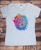 Women's T-Shirt Beautiful Yin Yang, Find Balance Zen Print TS1330