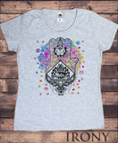 Women’s T-shirt Fatima Hamsa Hand Zen Eye Colourful Print TS1331