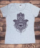 Women’s T-shirt Fatima Hamsa Hand Zen Eye Print TS1363