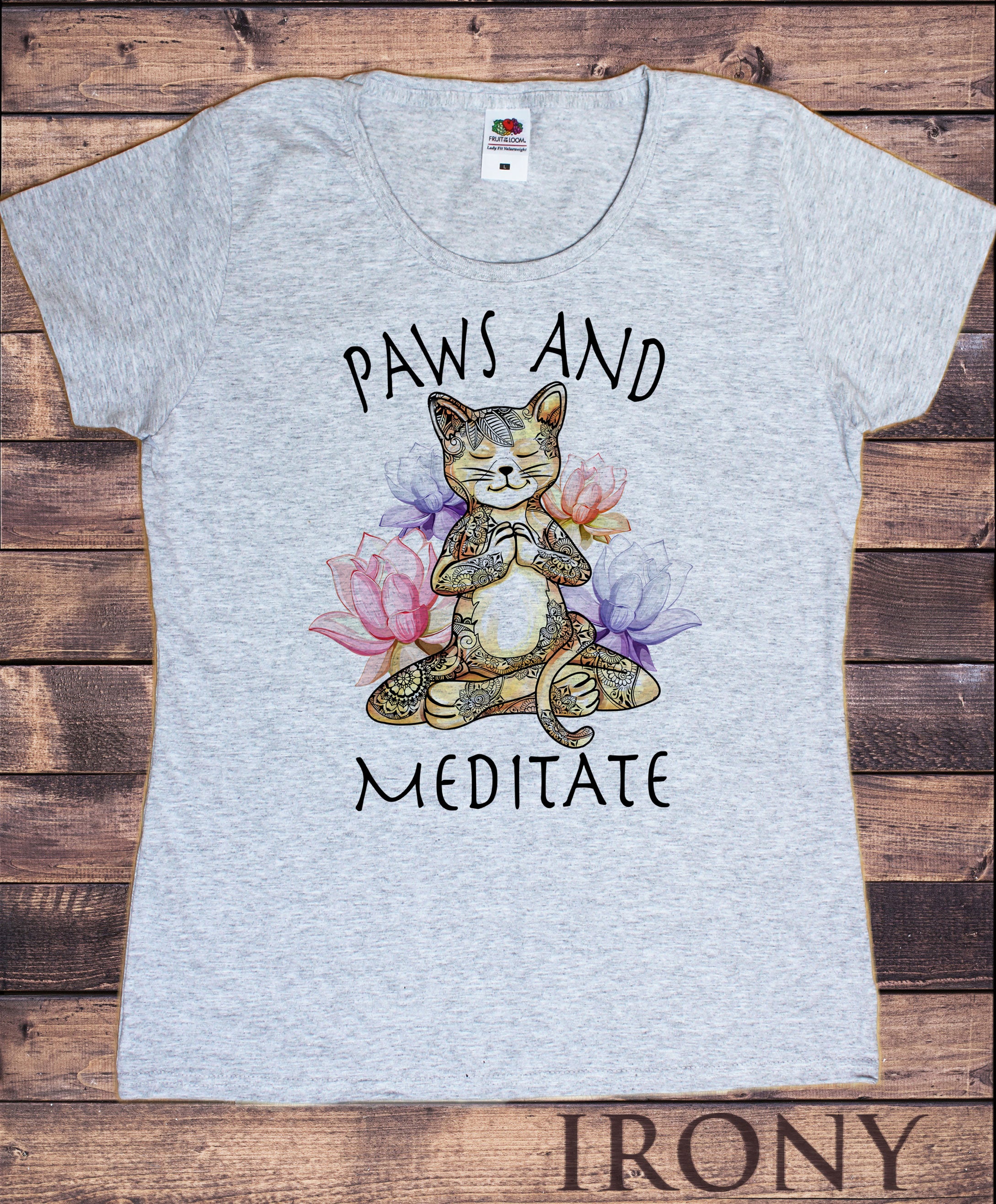 Cat yoga discount t shirt