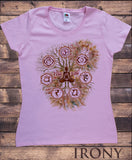 Women's T-Shirt Tree Of Life Buddha Yoga Meditation Chakra Symbols Tree TS1423