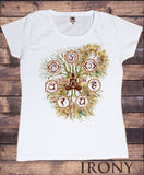 Women's T-Shirt Tree Of Life Buddha Yoga Meditation Chakra Symbols Tree TS1423