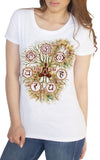 Women's T-Shirt Tree Of Life Buddha Yoga Meditation Chakra Symbols Tree TS1423