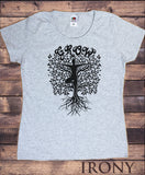 Women's T-Shirt Grow Yoga Tree Buddha Yoga Meditation Pose zen Tree TS1443