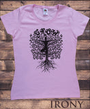 Women's T-Shirt Grow Yoga Tree Buddha Yoga Meditation Pose zen Tree TS1443