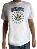 Mens T-Shirt Organic Weed 420 Blaze Print TS1496