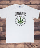 Mens T-Shirt Organic Weed 420 Blaze Print TS1496