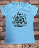 Women's T-Shirt Love, Peace, Yoga Om Namaste Meditation Peace TS1499