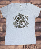 Women's T-Shirt Love, Peace, Yoga Om Namaste Meditation Peace TS1499