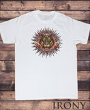 Men’s T-Shirt, Easy Tiger Colourful Retro Floral Print TS1532