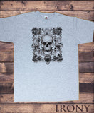 Men’s T-Shirt Skull Gothic Style, Frame Heavy Metal Skulls Print TS1537