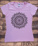 Women's T-Shirt Ethnic Mandala Circle line Art Graphics Print TS1545