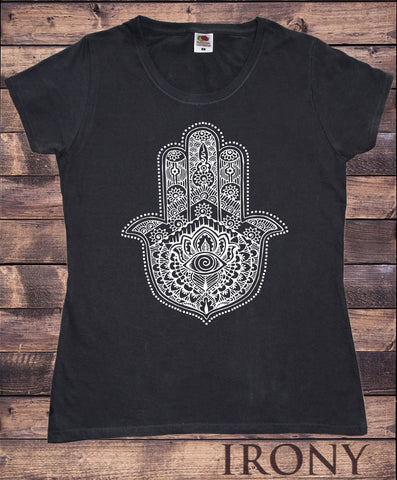 Women’s T-Shirt Fatima Hand Ethnic Graphical Print TS1560