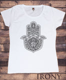 Women’s T-Shirt Fatima Hand Ethnic Graphical Print TS1560