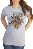 Women's T-Shirt Yoga Meditation Poses Yoga Tree Print TS1562