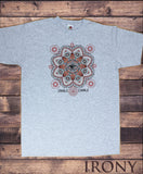Mens T-Shirt Meditation Inhale Exhale Buddha Slogan Design TS1564