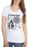 Womens Tee Om Namah Sivaya Om Na Mah Soul water earth Print TS1584