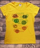Women's T-Shirt Yoga Meditation Seven Chakras Print TS1619