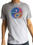 Men's T-Shirt Ying Yang Karma Works Slogan Colourful Print TS1622