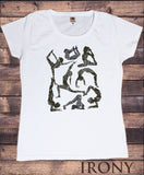 Women's T-Shirt Yoga Meditation Poses Enthusiast Print TS1625