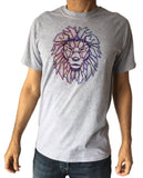 Men’s T-Shirt Geometric Lion Design- Lion Abstract Print TS1630