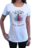 Womens Tee Om The mind is everything -Wisdom What You Think You Become Print TS1651