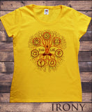 Womens T-Shirt 'Tree Of Life' Buddha Yoga Meditation Chakra Symbols Om zen Tree TS1655
