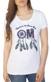 Women’s T-Shirt There's No Place Like Om Chakra Meditation  Peace Spirit India Print  TS1680