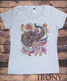 Womens T-Shirt Ethnic Elephant Tapestry Print TS1685