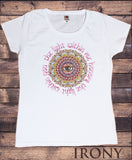 Womens T-Shirt Eye Spiral Pattern Casual Print TS1688