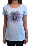 Women’s T-shirt Fatima Hamsa Hand Spiral Boho Zen Eye Print TS1689