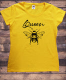Women's T-Shirt Bumble bee Queen Slogan Insect Flies Print TS1726