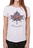 Women's T-Shirt  'Breathe' Ethnic Aztec Design India Print TS1735