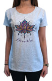 Women's T-Shirt  'Breathe' Ethnic Aztec Design India Print TS1735