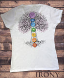 Womens T-Shirt 'Tree Of Life' Buddha Yoga Meditation Chakra Symbols zen Tree TS1736
