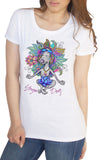 Women's T-Shirt Zen Lotus Flower Namaste Spiritual Meditation Yoga Dog TS1746