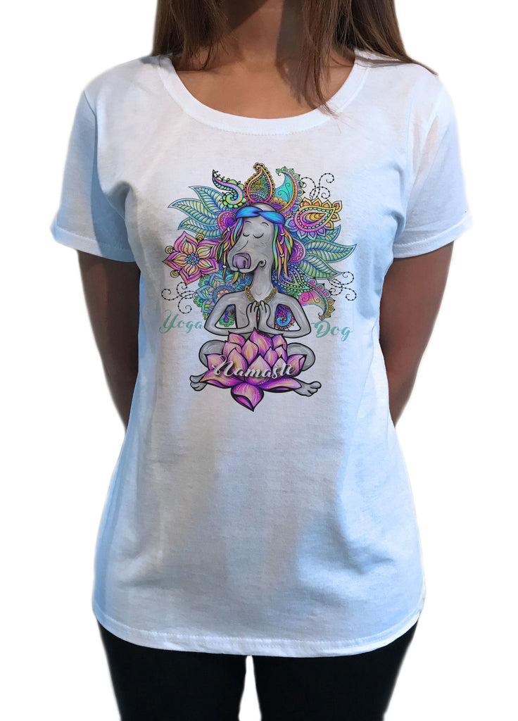 Women's T-Shirt Zen Lotus Flower Namaste Spiritual Meditation Yoga TS1747