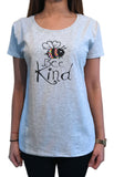 Women's T-Shirt Bumble bee slogan smarties 'Bee Nice' Funny pun Slogan Print TS1750