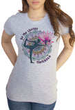 Women’s Top Be The Change Namaste Yoga Pose Lotus Zen Print TS1756