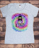 Women's T-Shirt Bumble bee slogan smarties 'Bee Nice' Funny pun Slogan TS1760