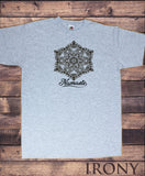 Men’s T-Shirt Namaste Flower Meditation Yoga Print TS1768