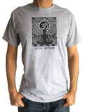 Mens T-Shirt Look Within Yoga Meditation OM Ethnic Pattern TS1807