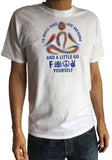 Men’s T-Shirt Yoga Mediation Ethnic Mostly Peace, Love Karma Funny Attitude Print TS1811