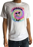 Mens T-Shirt Alien Spaced Out Future Galaxy Sci Fi TS1852