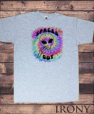 Mens T-Shirt Alien Spaced Out Future Galaxy Sci Fi TS1852