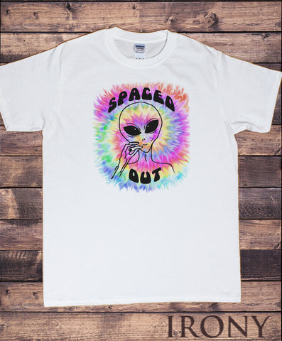 Mens T-Shirt Alien Spaced Out Future Galaxy Sci Fi TS1852