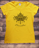 Women's T-Shirt 'Breathe' Ethnic Aztec Design India Print TS1890